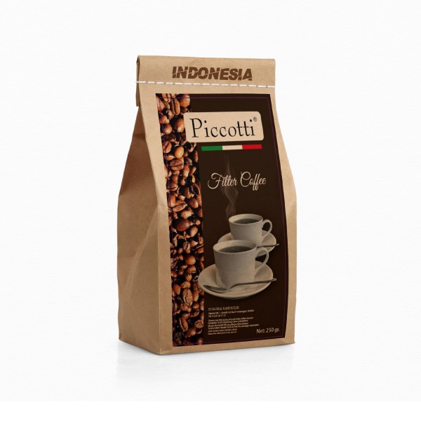 Piccotti Filtre Kahve  Indonesia 250 Gr